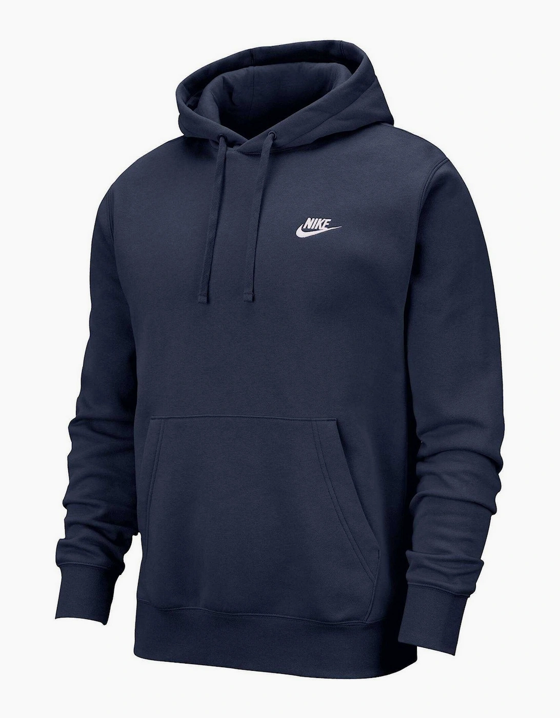 Nike Unisex Navy Adult Sportswear Club Hoodie - Size: 18/20/44