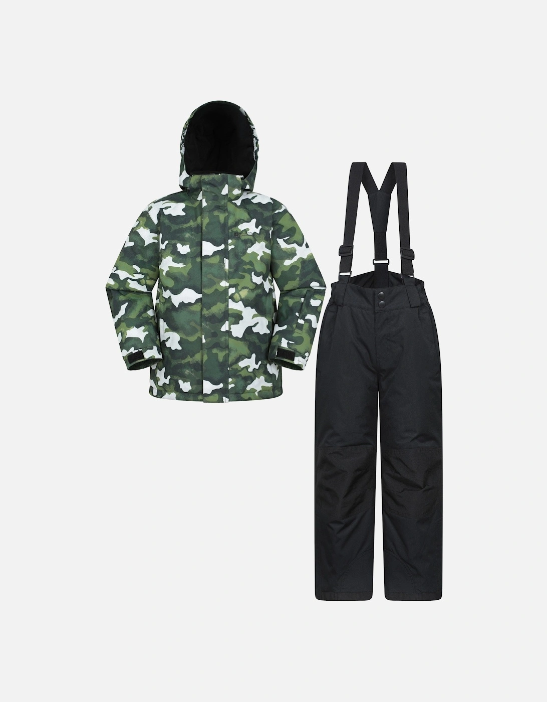 Childrens/Kids Printed Ski Jacket Set, 2 of 1