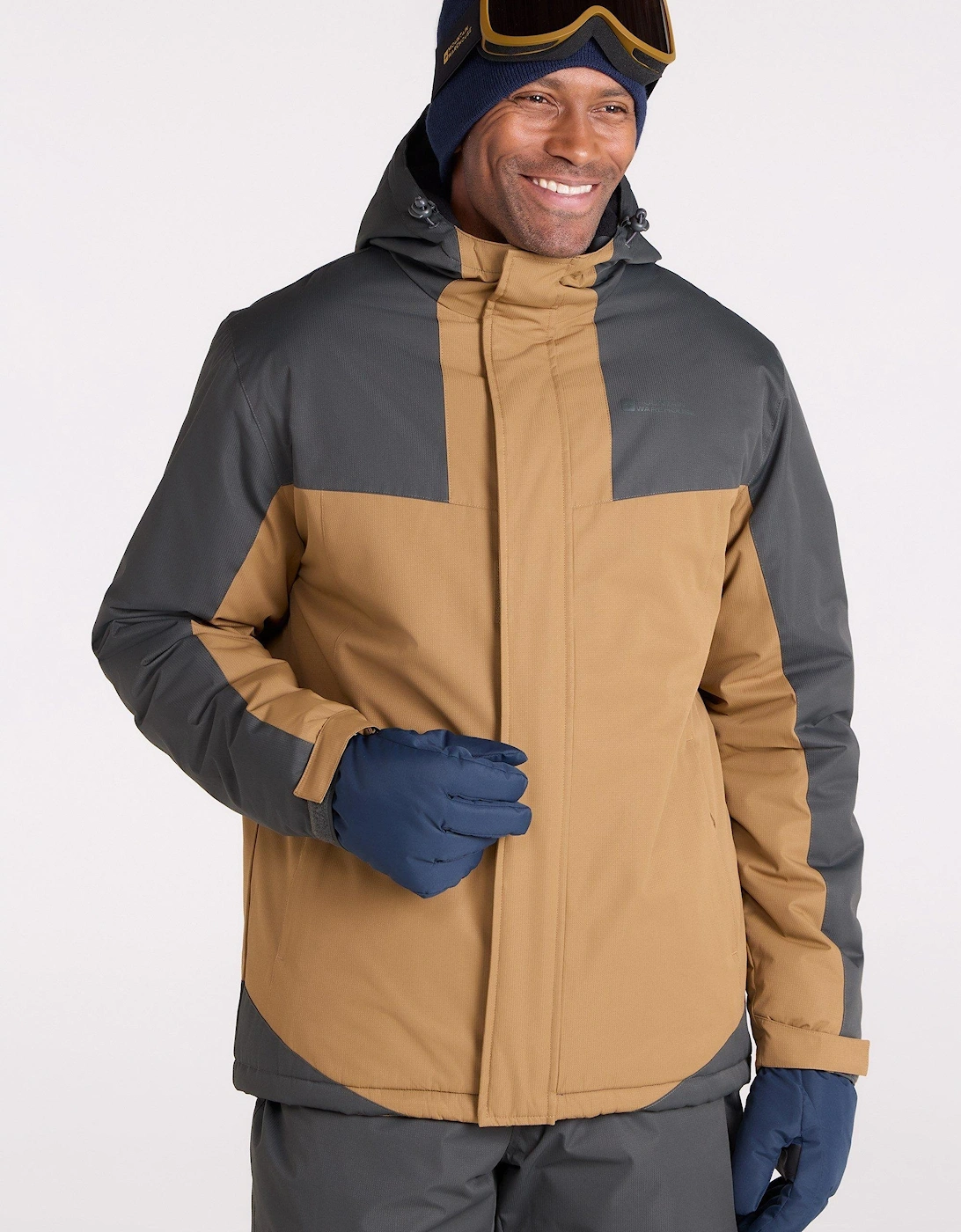 Mountain Warehouse Men's Brown Dusk Iii Ski Jacket - Size: Regular/36