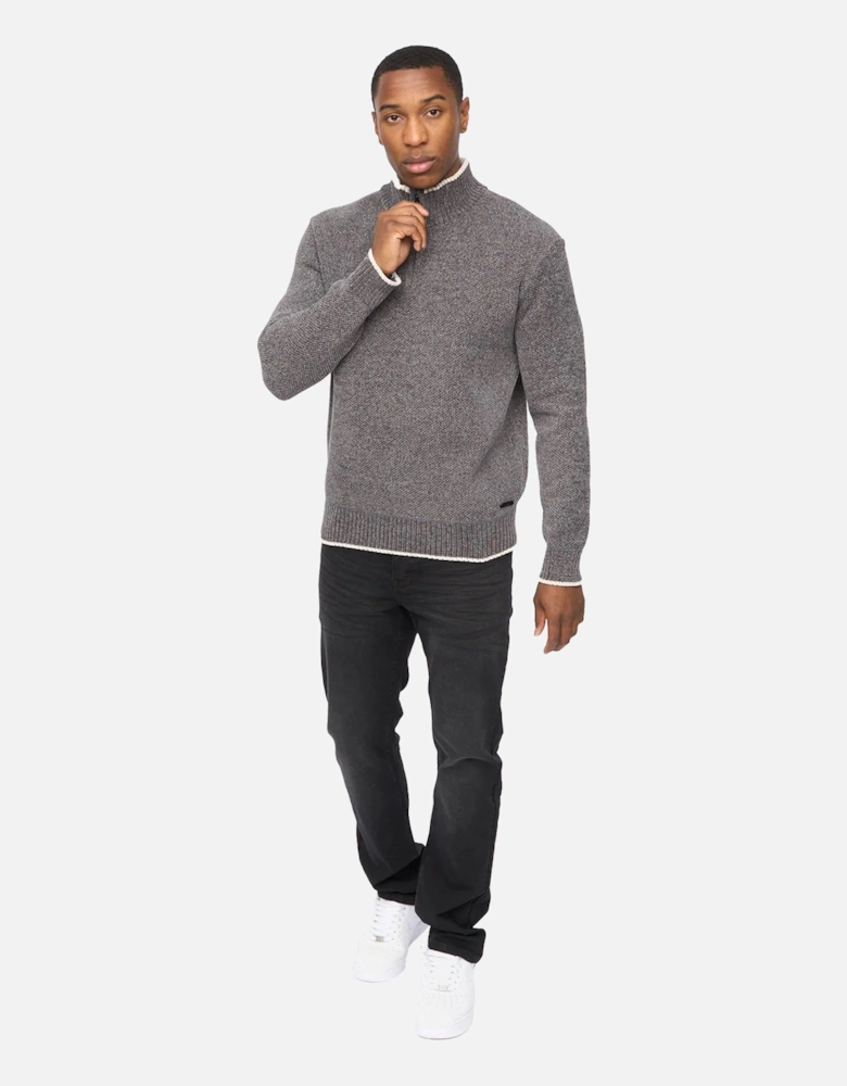 Mens Coldwell Chenille Quarter Zip Jumper