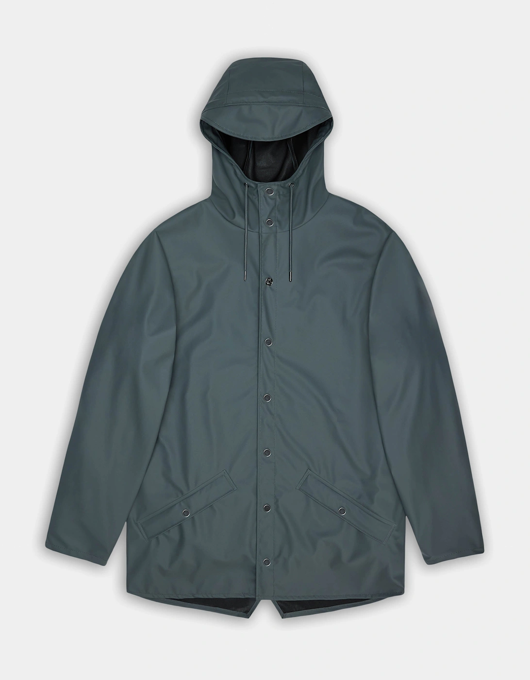 Rains Women's Dark Grey Unisex Jacket - 153 - Size 10/8