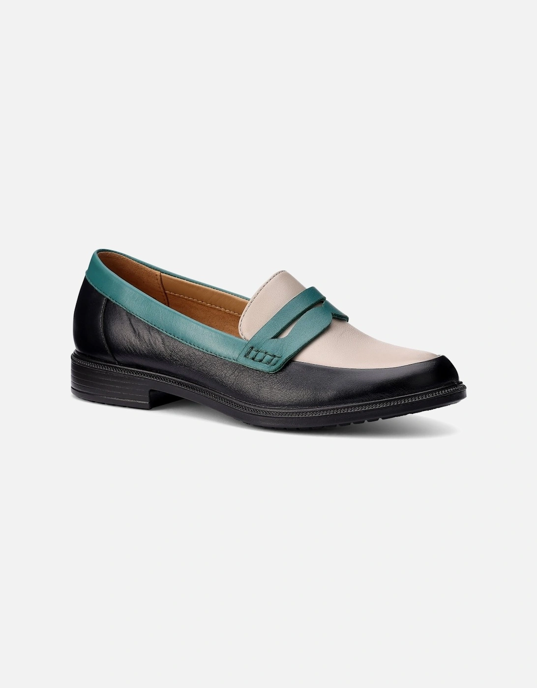 Dorset Womens Penny Style Loafers, 5 of 4