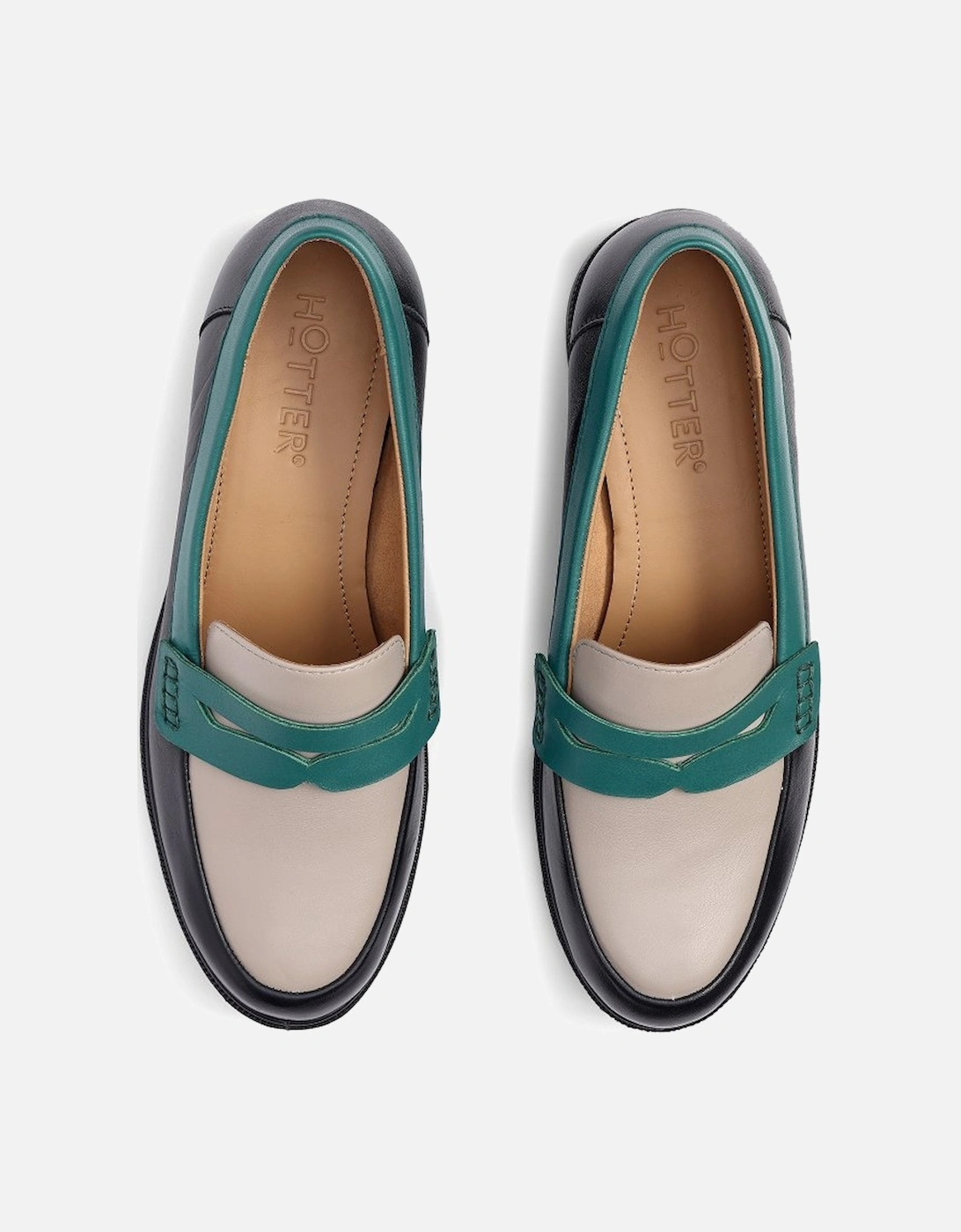 Dorset Womens Penny Style Loafers