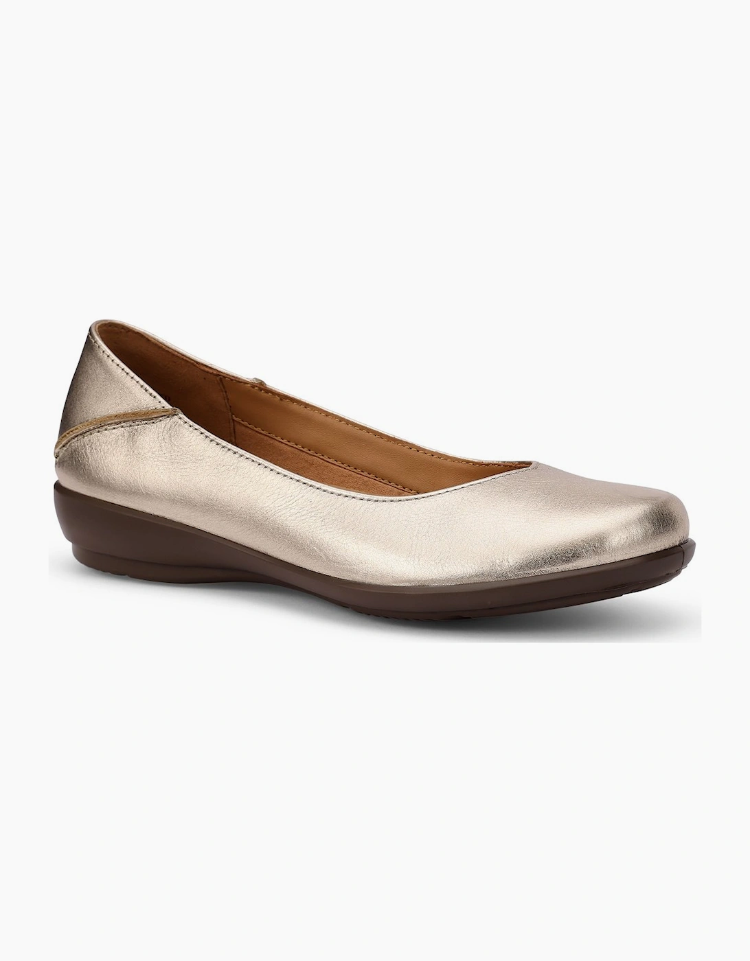 Hotter Women's White Birdie Ballet Pumps  Size 4.5