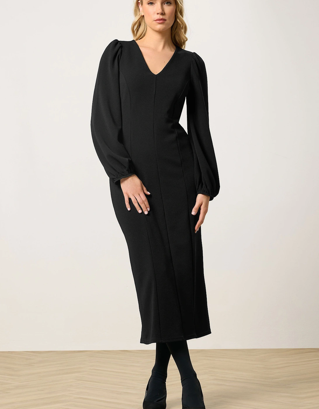 Tall Seam Front Midi Dress, 2 of 1