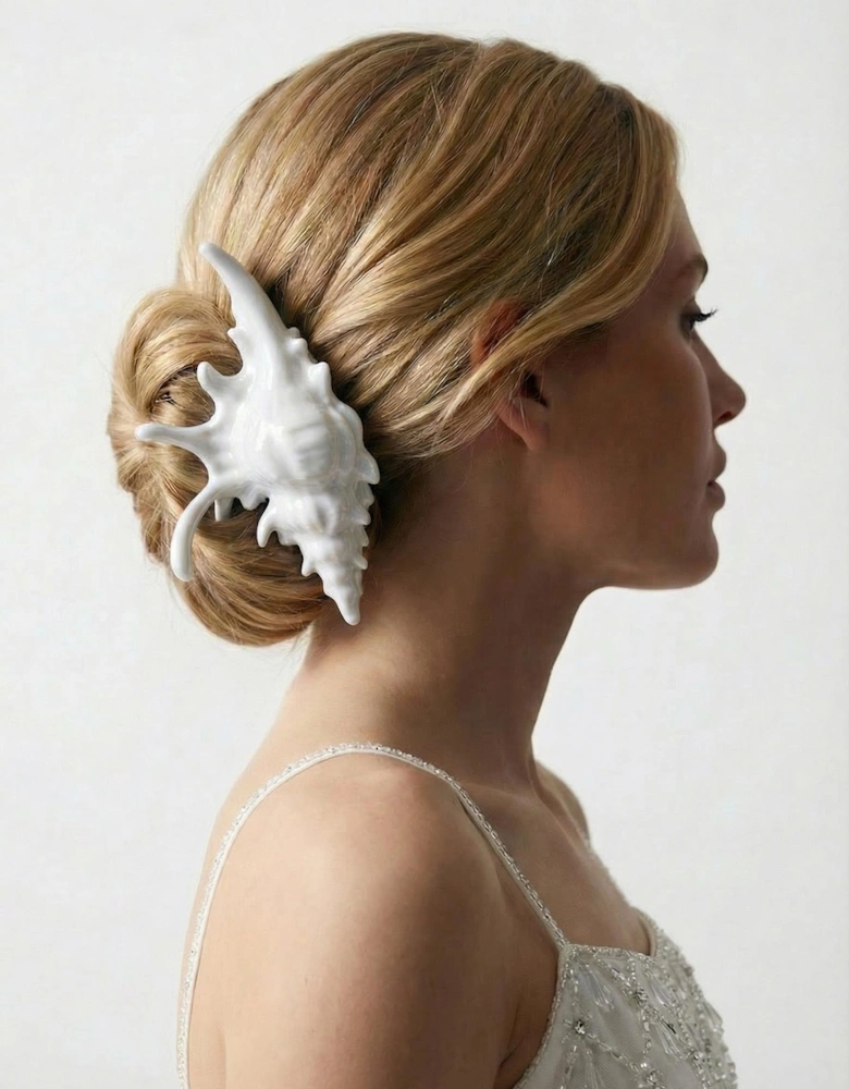 Nerina Coral Hair Clip