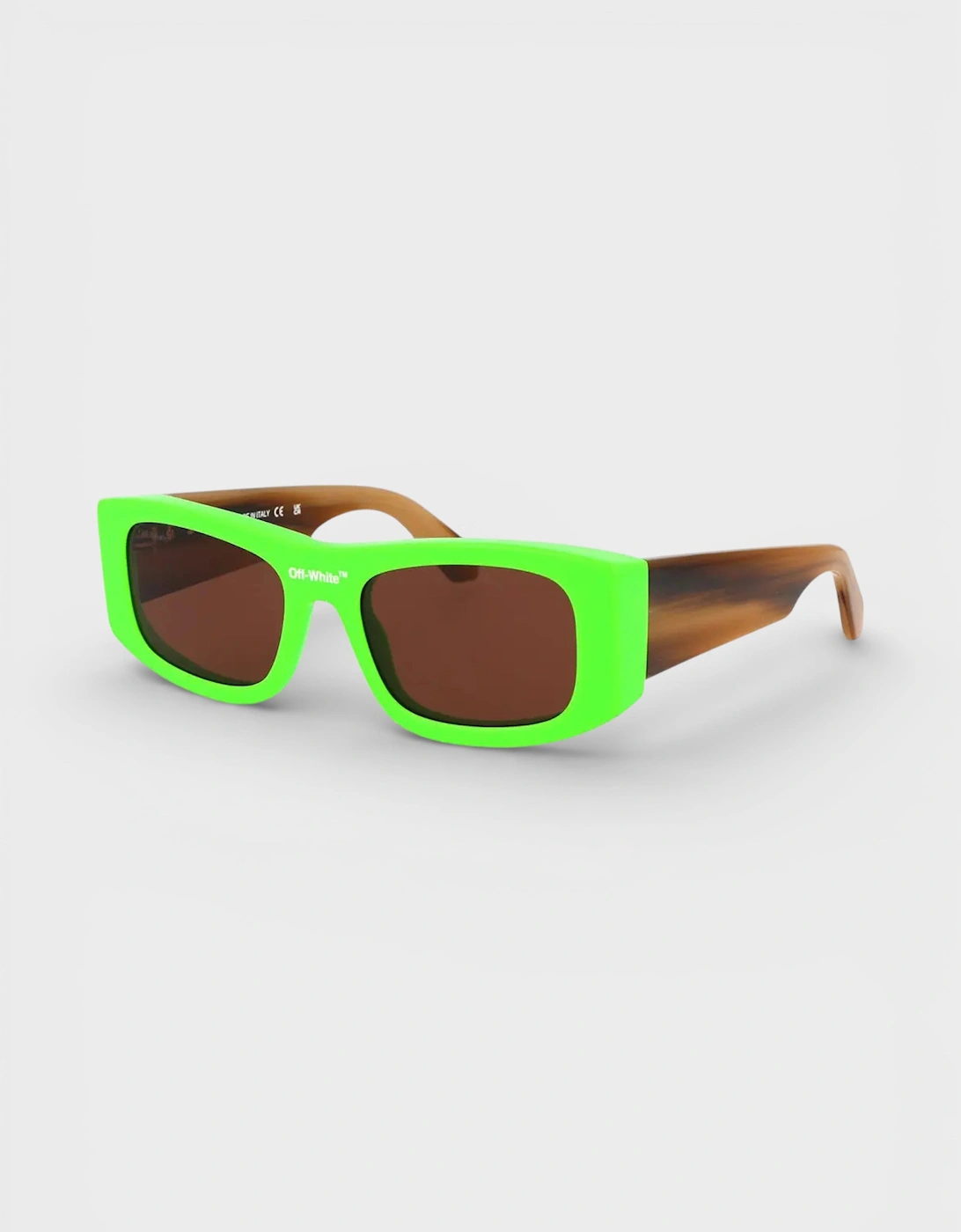 Off-White Women's White/Green/Brown Off- Lucio Sunglasses - Size One Size,