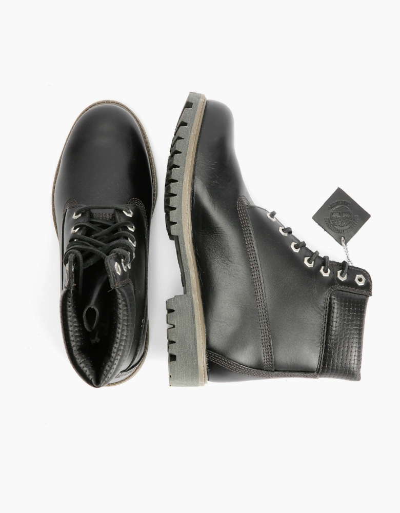 Premium 6-Inch Waterproof Men's Black Boots