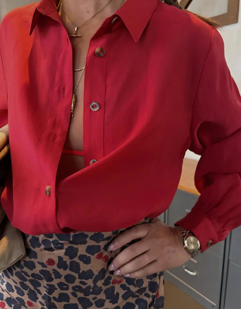 Cherry red Miley shirt