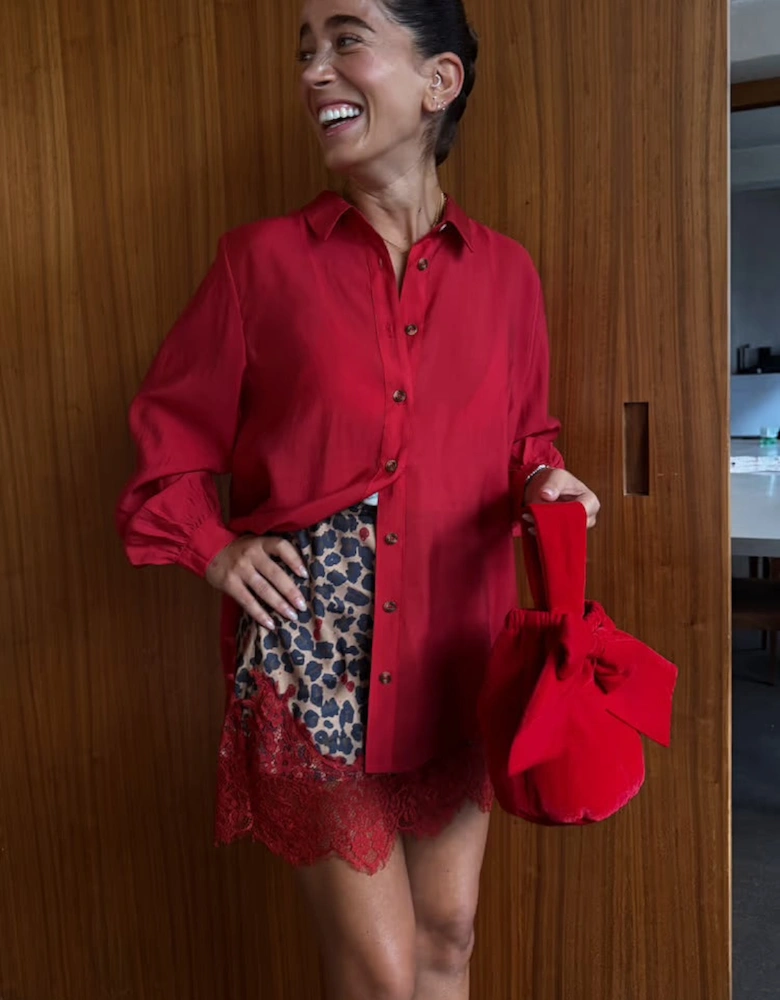 Cherry red Miley shirt