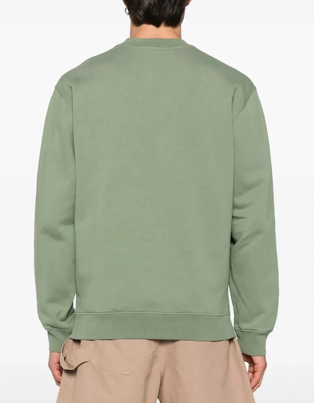 The Gros Grain Logo Sweatshirt Olive