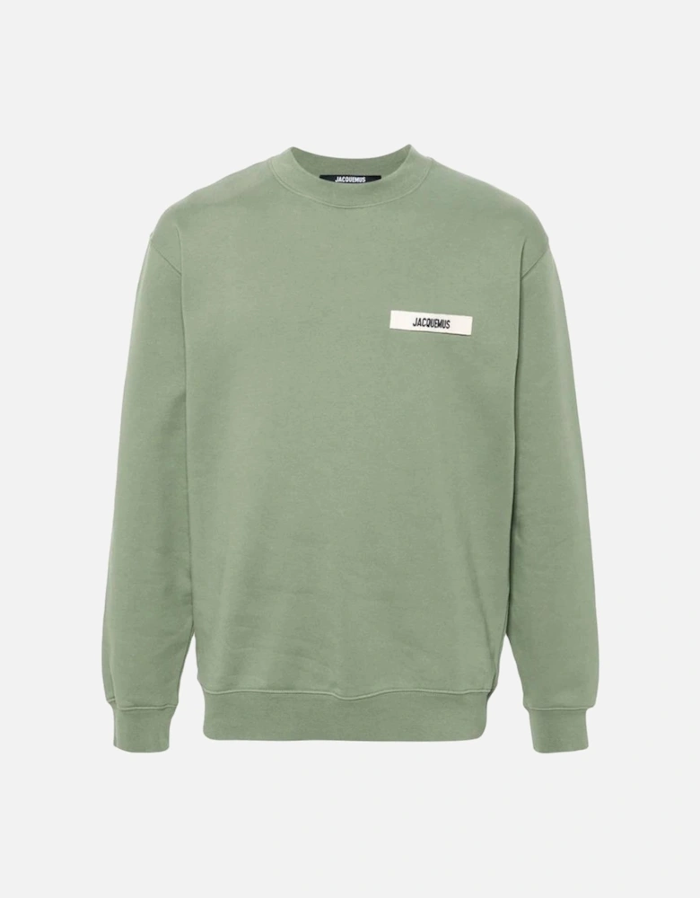 The Gros Grain Logo Sweatshirt Olive