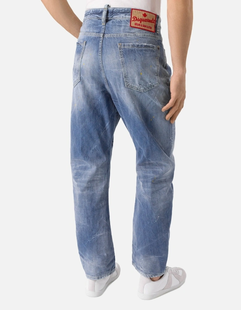 Clean Baby Blue Wash London Bro Jeans