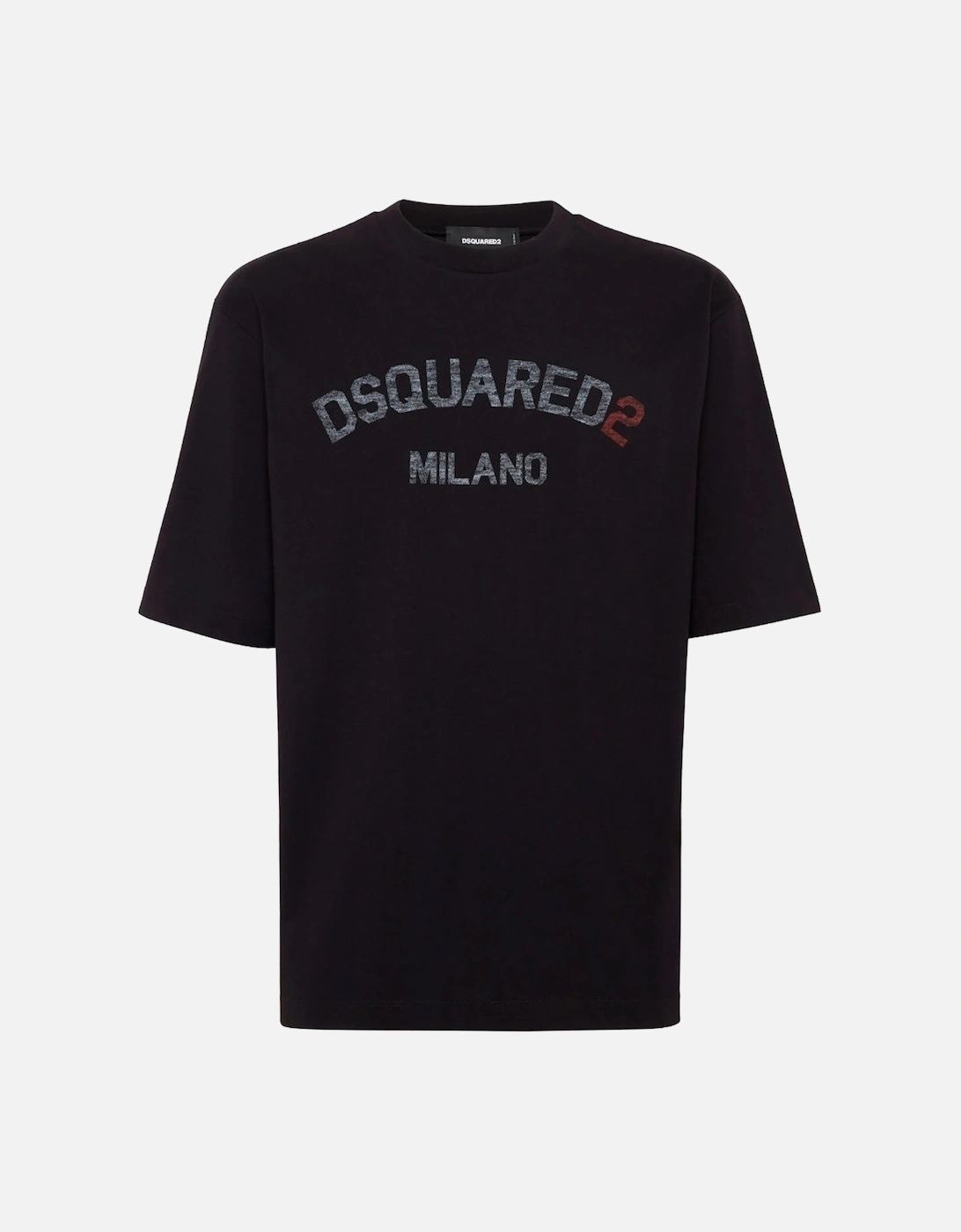 Milano Logo Black T-Shirt, 7 of 6