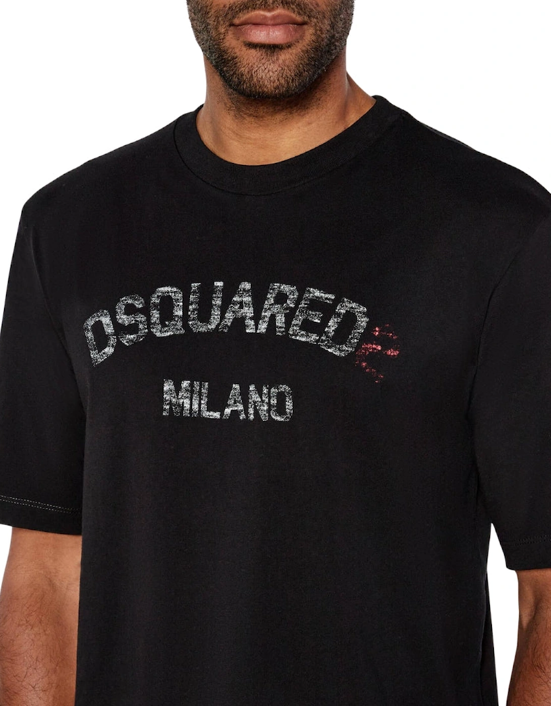 Milano Logo Black T-Shirt