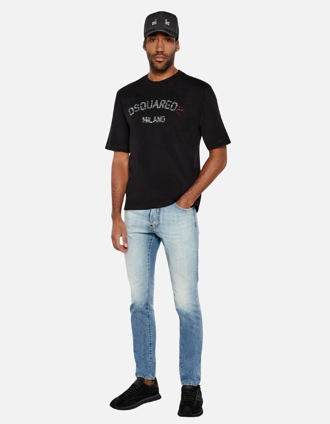 Milano Logo Black T-Shirt