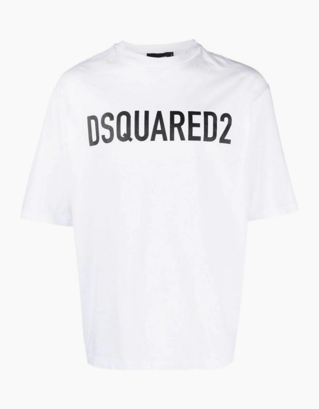 Dsquared2 Men's White Bold Logo T-Shirt  44 Xxl