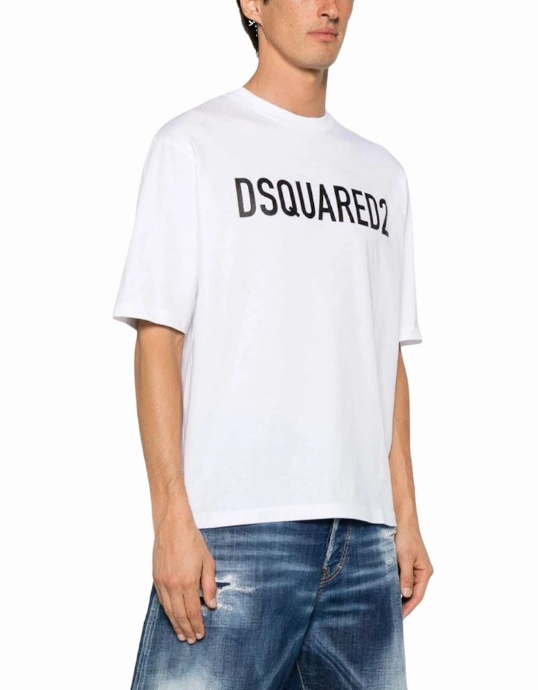 Bold Logo White T-Shirt