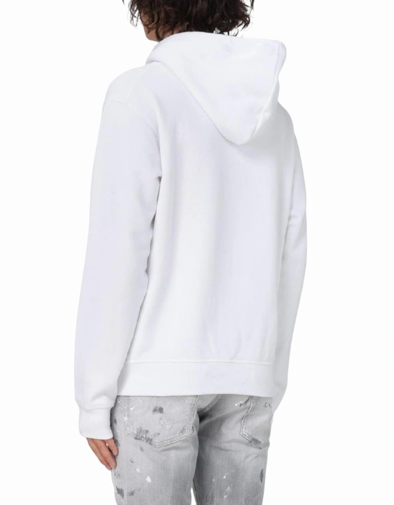 Horror Logo White Hoodie