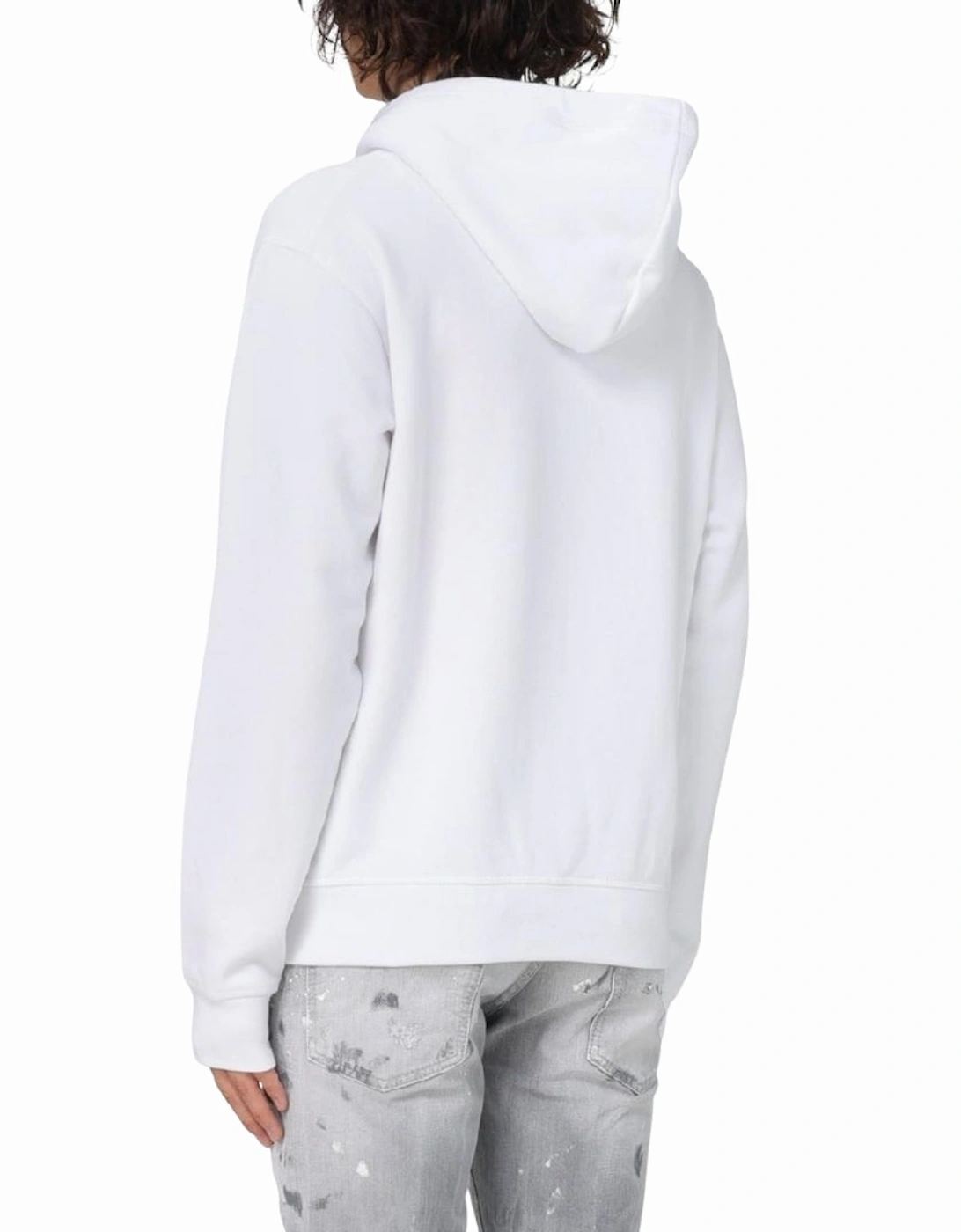 Horror Logo White Hoodie