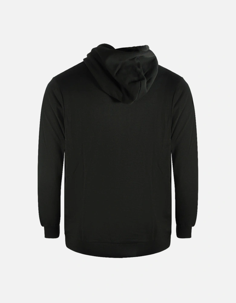 Denim Division Cut Logo Black Hoodie