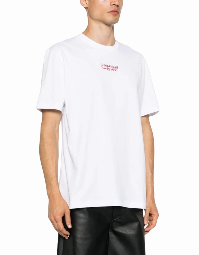 Loves You Logo White T-Shirt