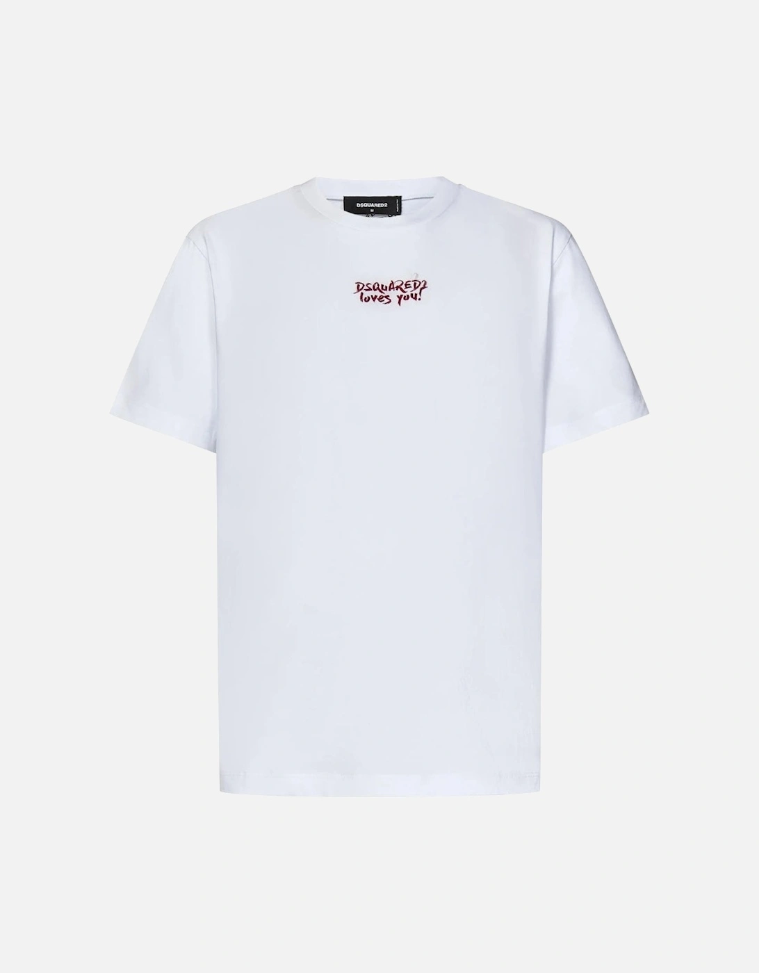 Loves You Logo White T-Shirt, 5 of 4