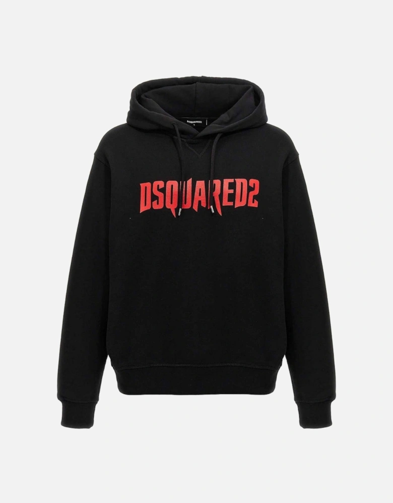 Horror Logo Black Hoodie