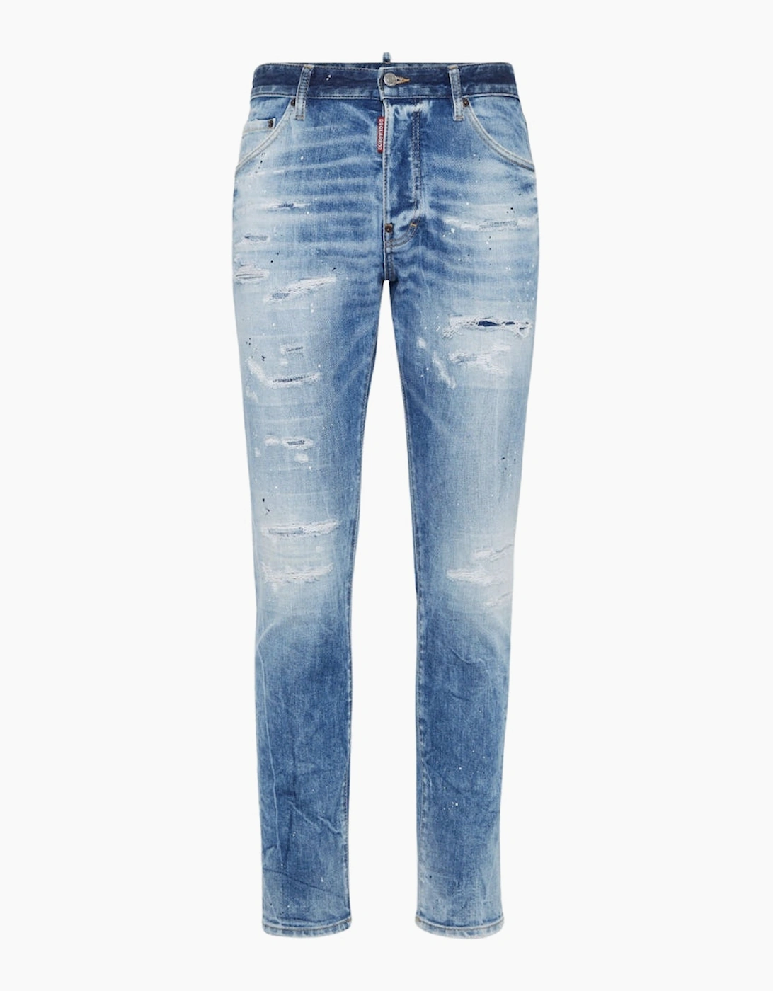 Dsquared2 Men's Blue Light Scarface Wash Cool Guy Jeans Navy  32/36 W36
