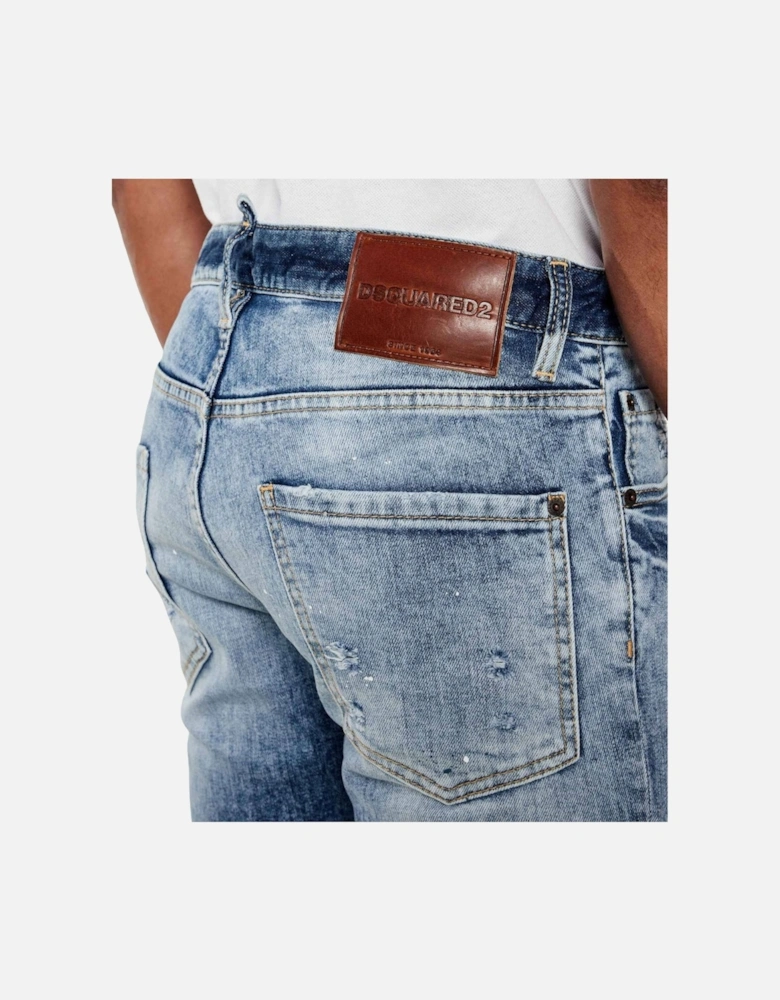 Light Scarface Wash Cool Guy Jeans Navy Blue