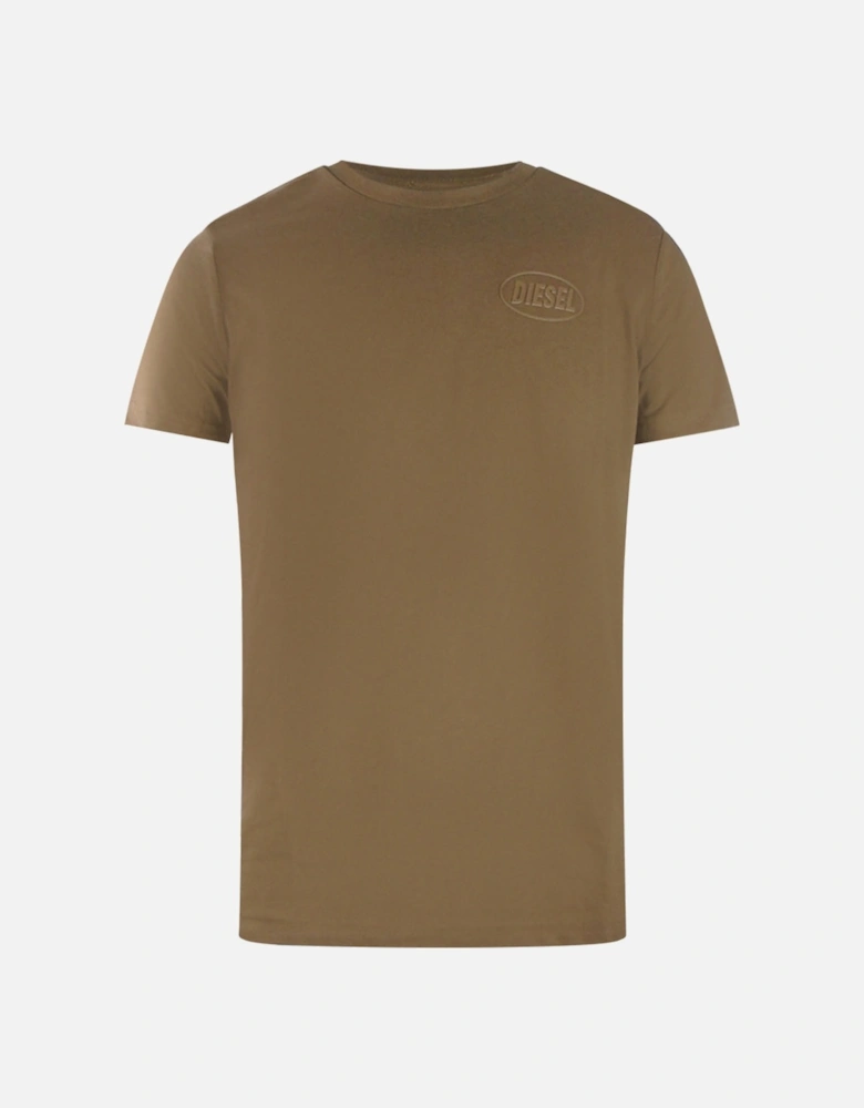 Monotone Logo Brown T-Shirt