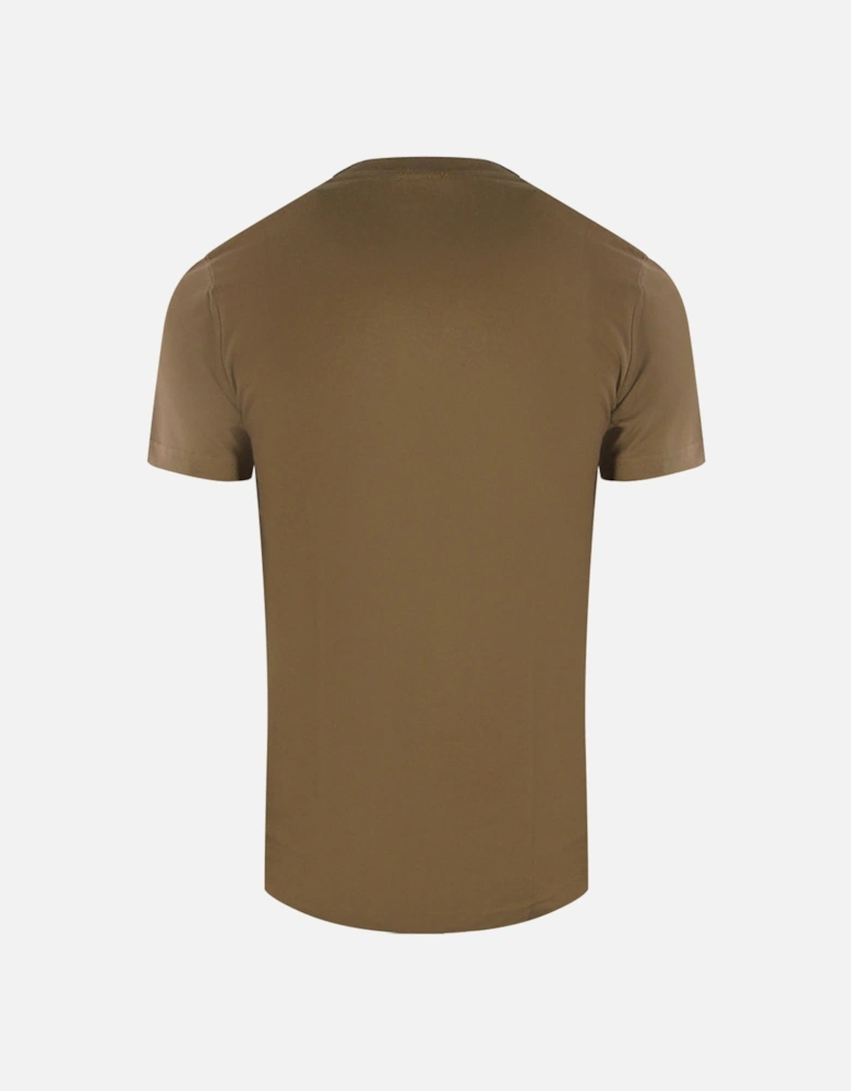 Monotone Logo Brown T-Shirt