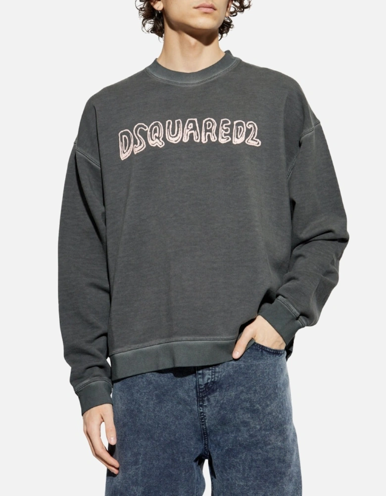 Best Fade Logo Charcoal Grey Sweatshirt