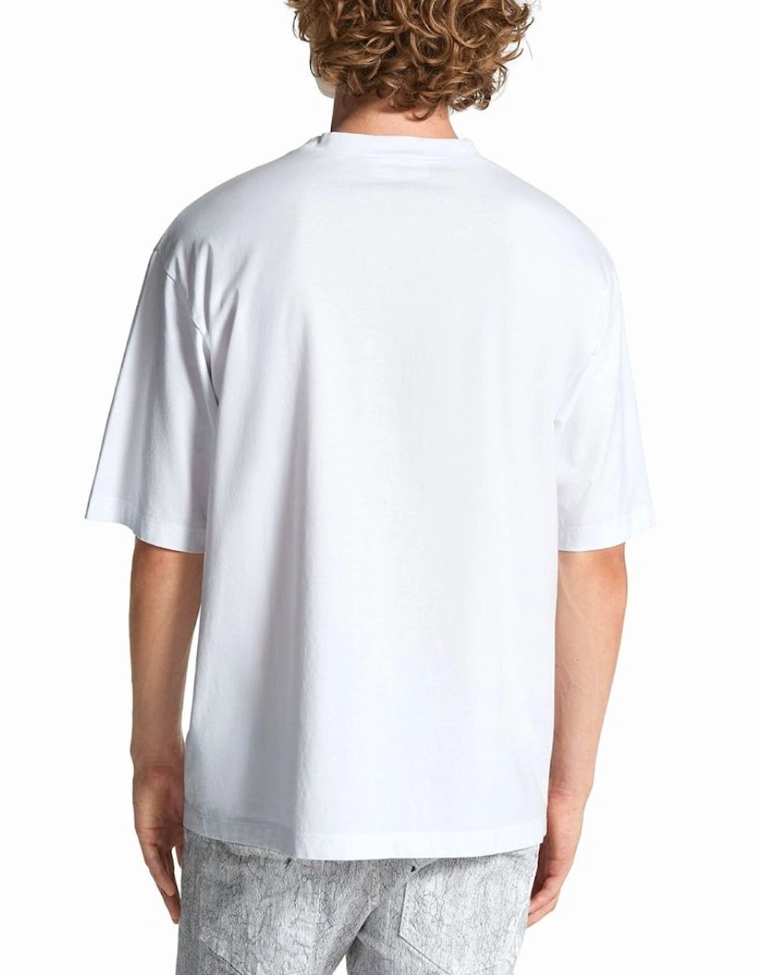 Cartoon El Design White T-Shirt