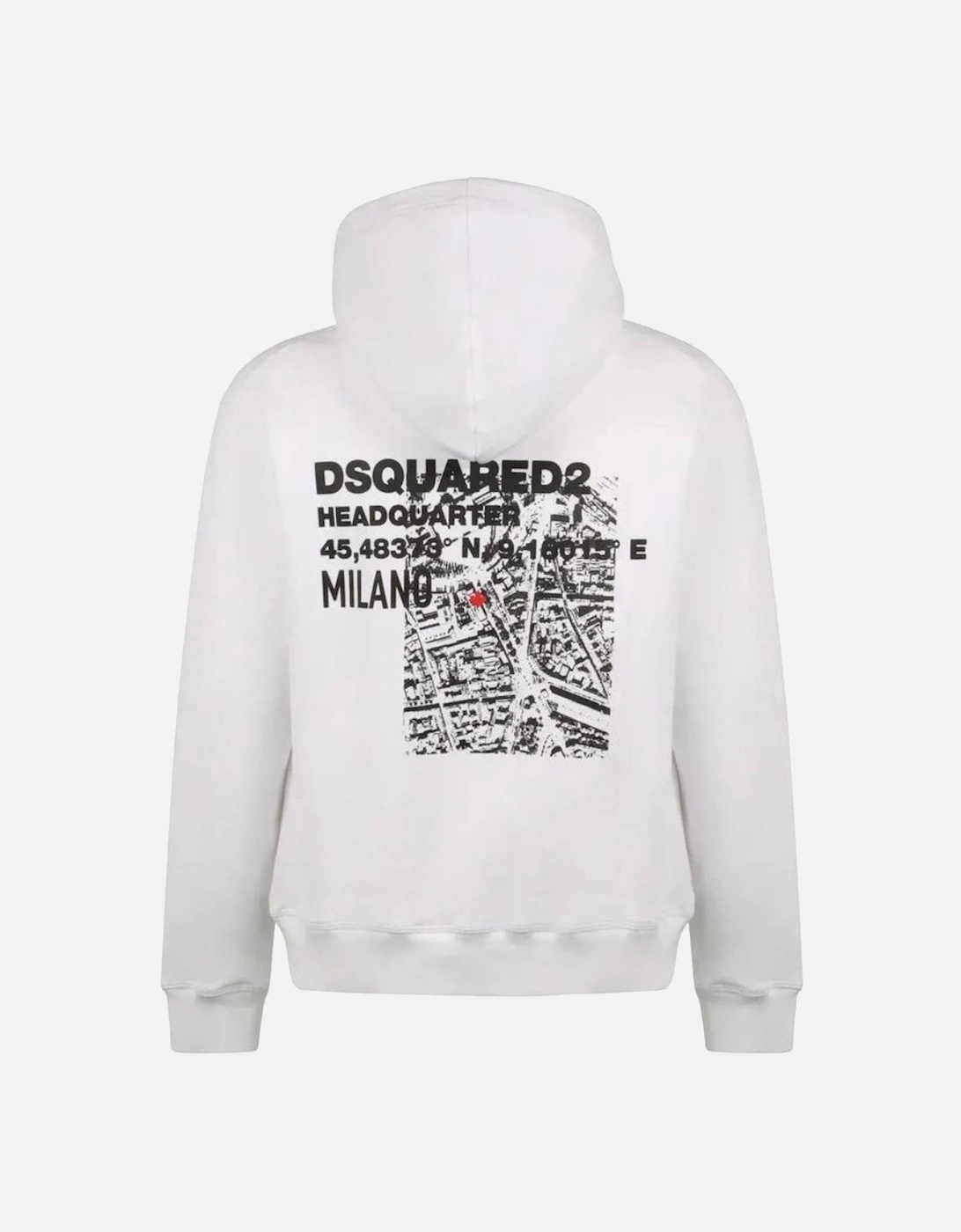 Headquarters Design Cool Fit White Hoodie
