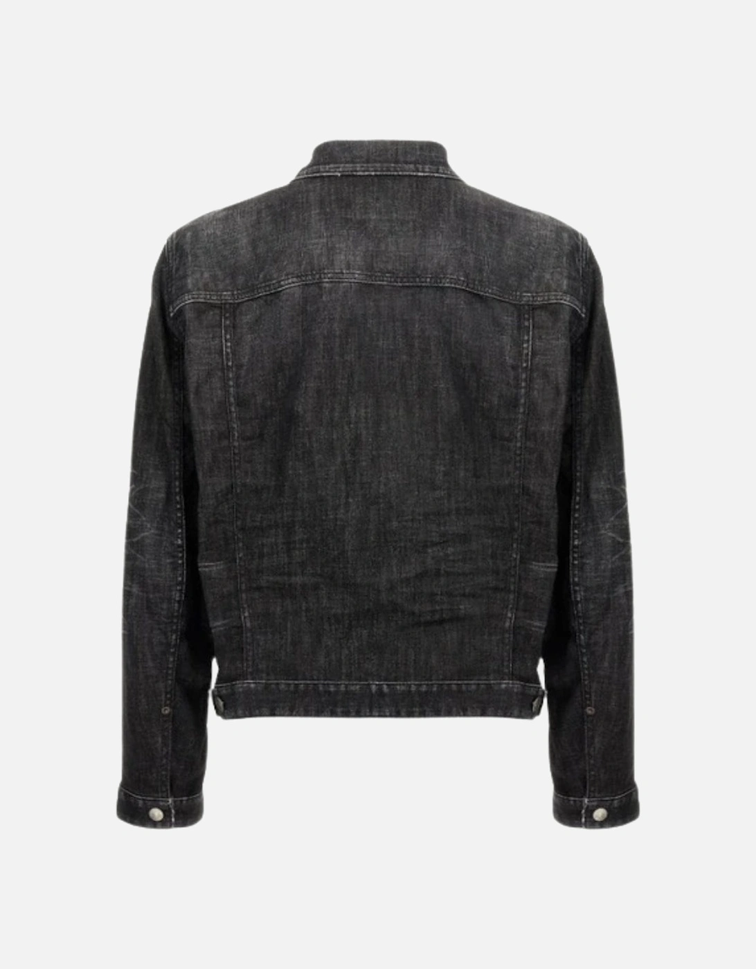 Easy Wash Jean Jacket Black