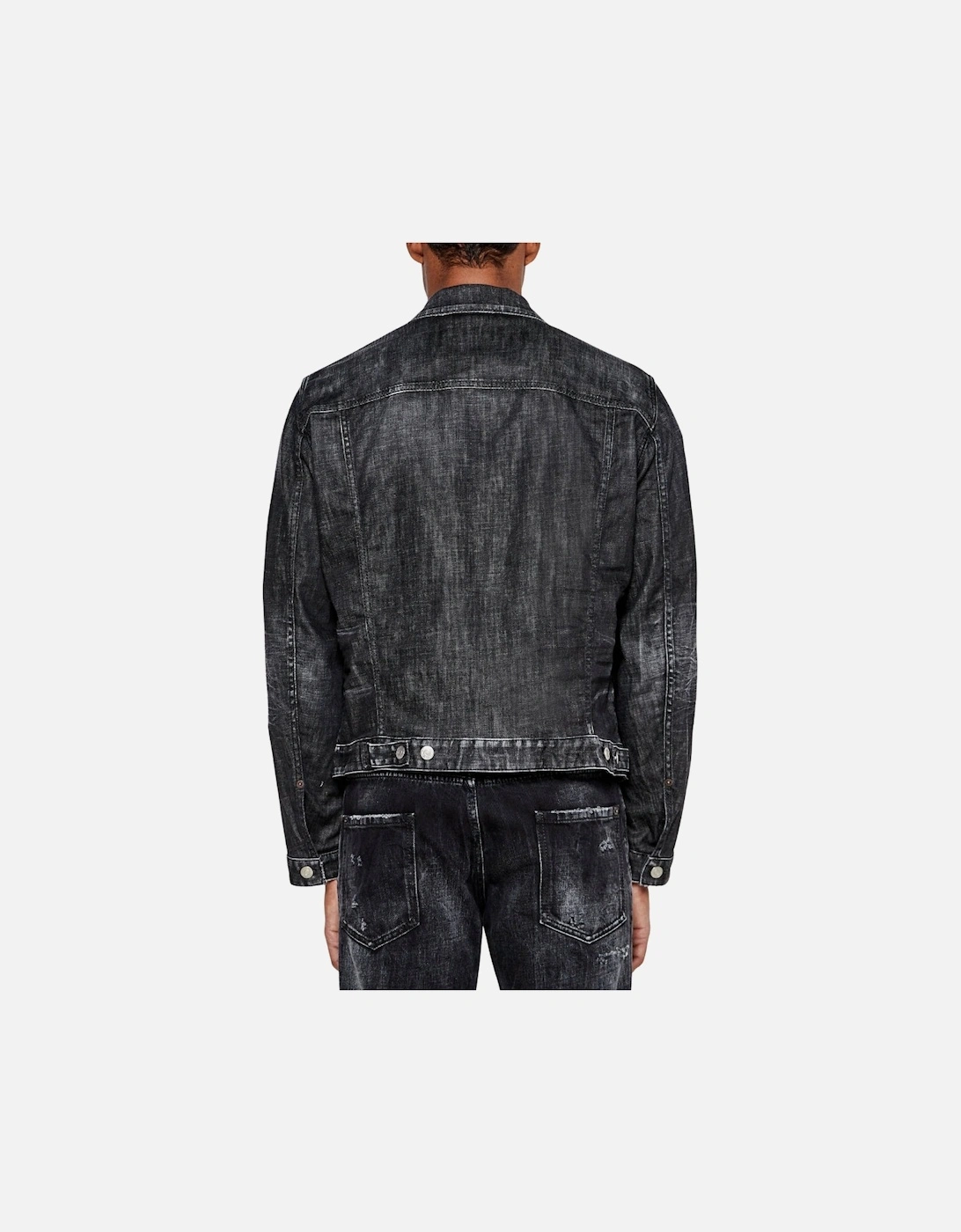 Easy Wash Jean Jacket Black