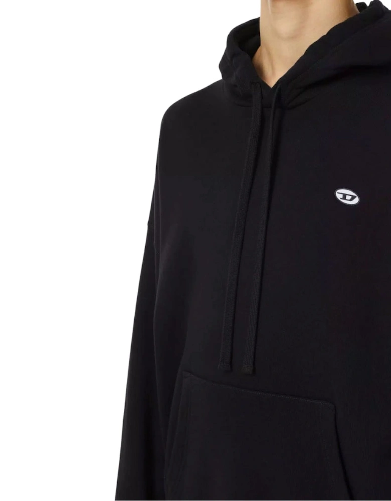 Small Logo Black Hoodie