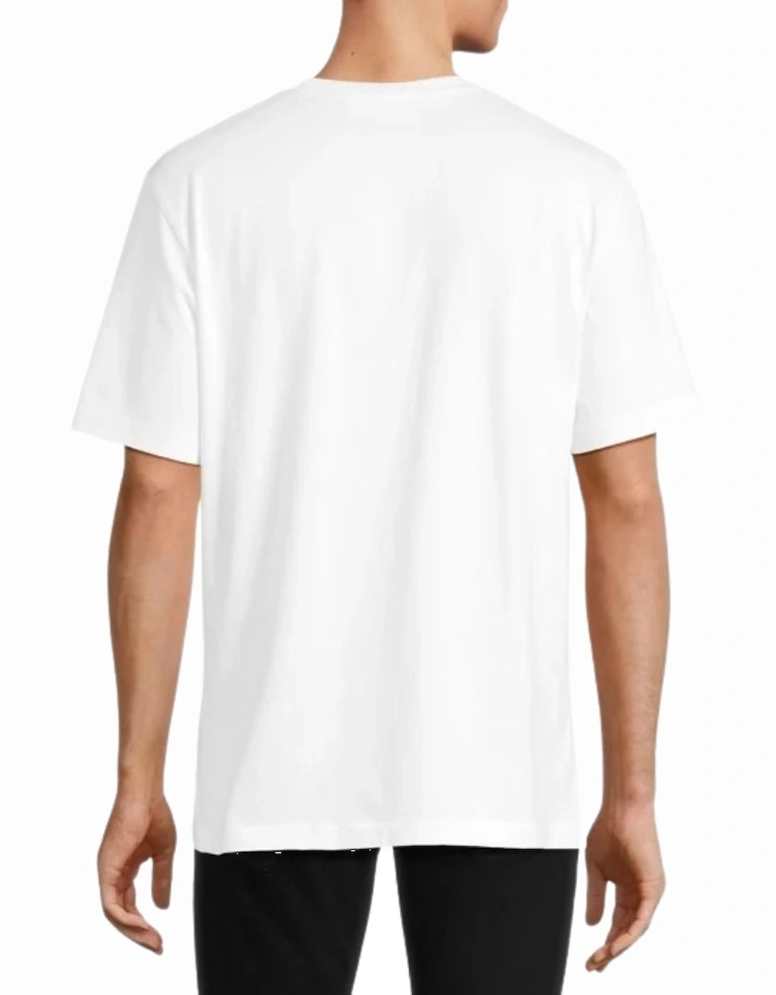Flocked Logo T-Shirt White