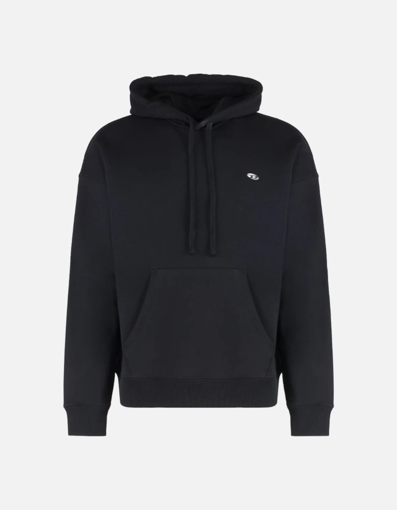 Small Logo Black Hoodie