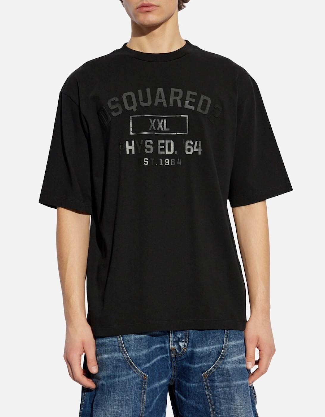 Phys Ed Logo Black T-Shirt