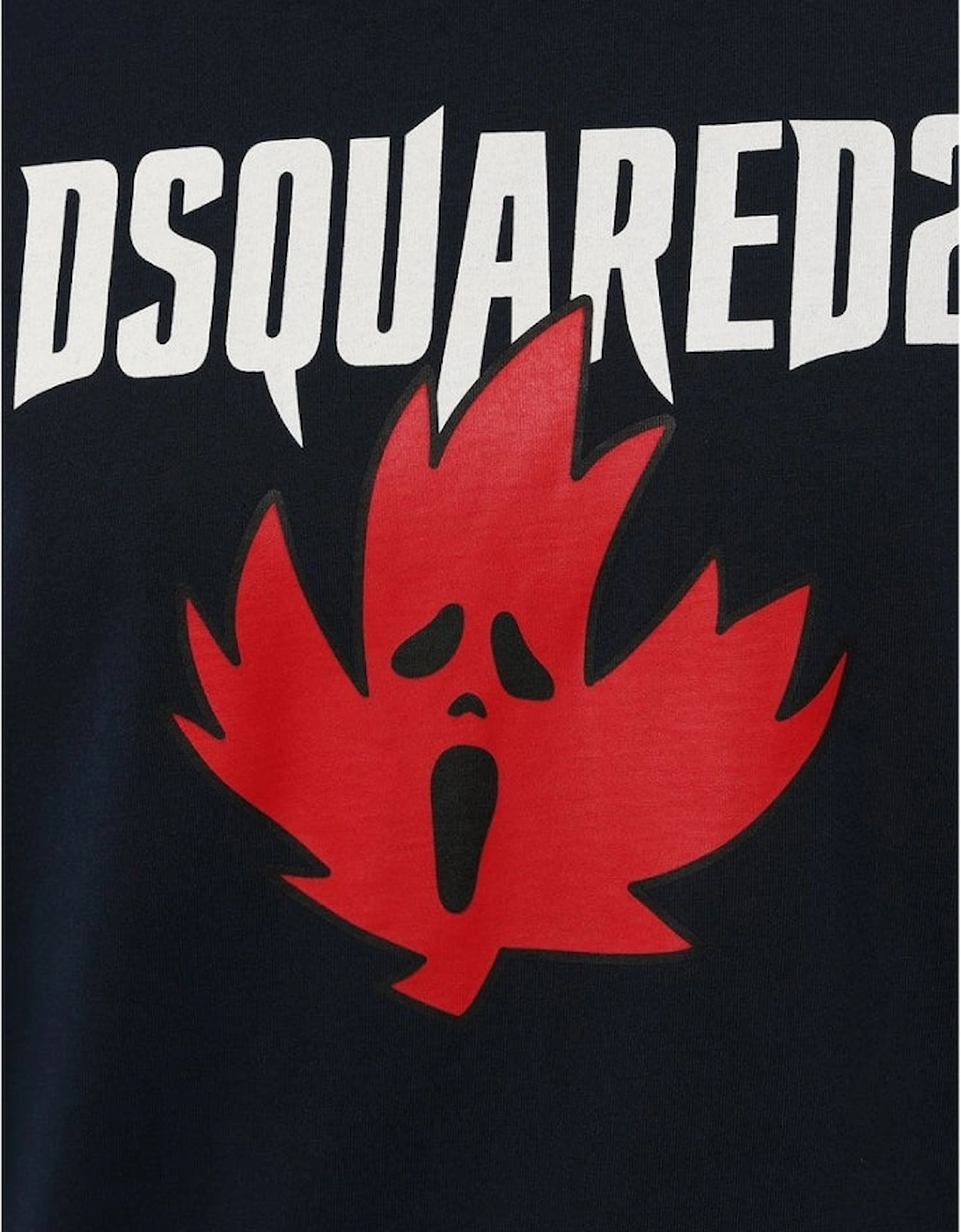 Ghost Maple Leaf Logo Cool Fit Black T-Shirt