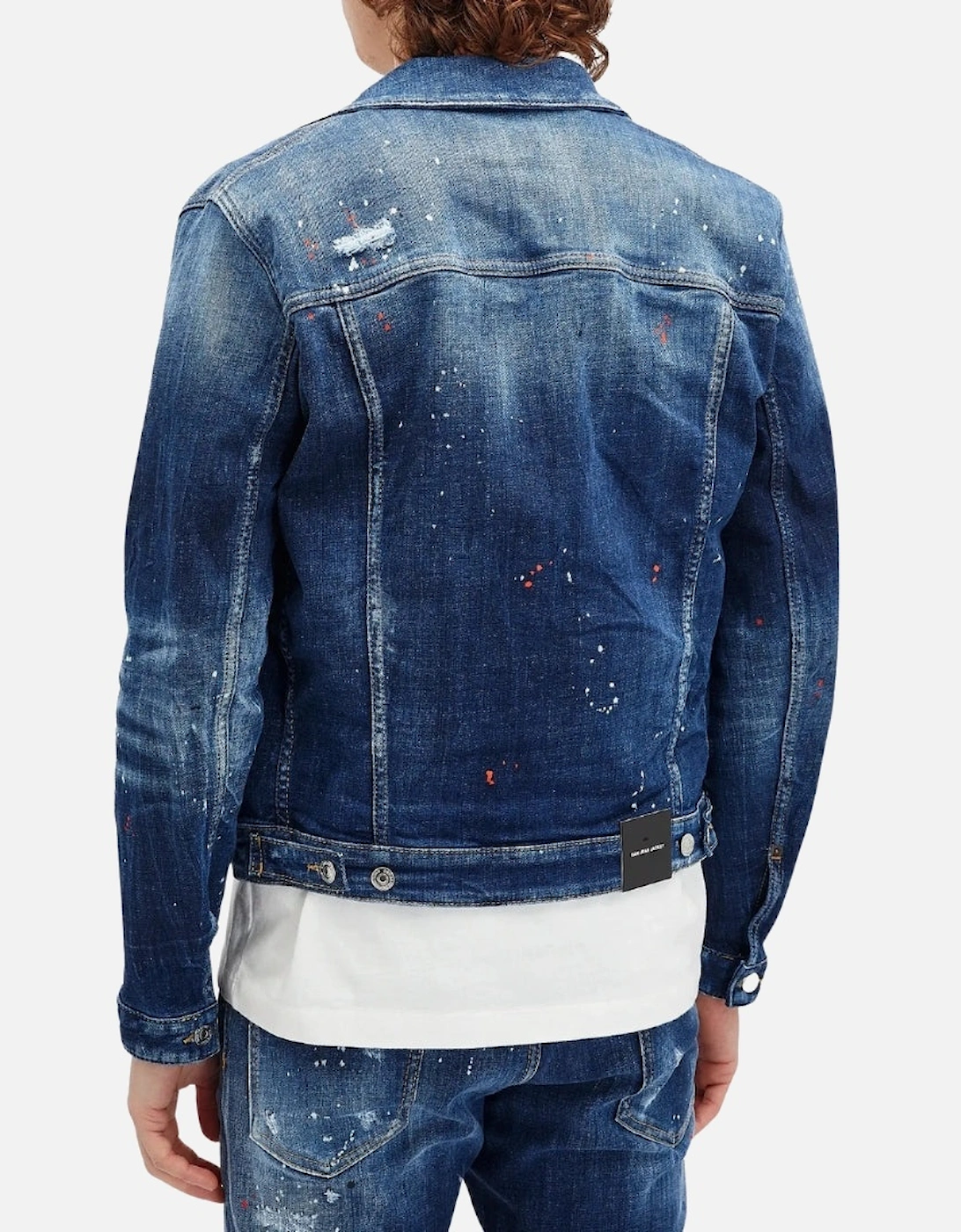 Dan Navy Blue Jean Jacket