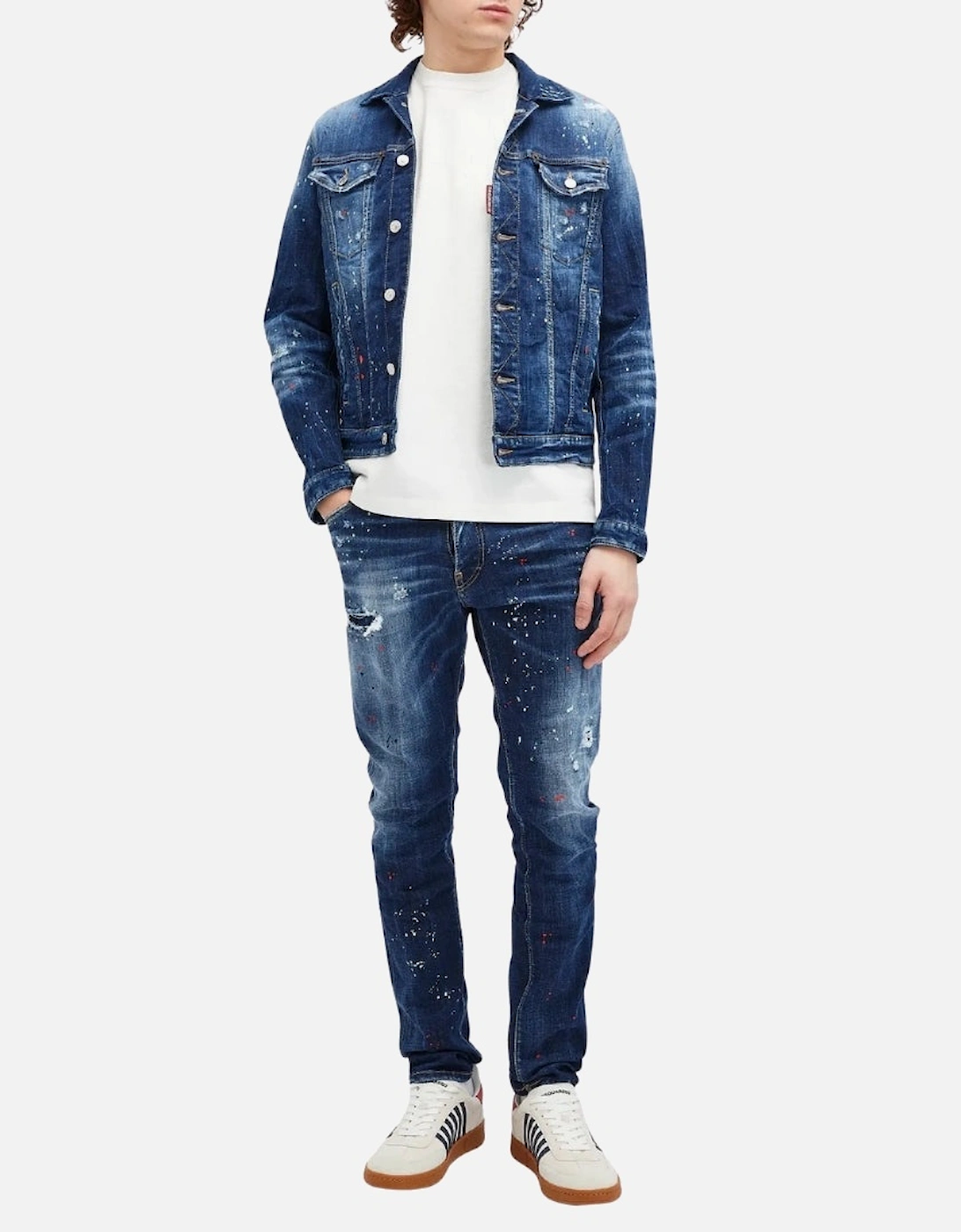 Dan Navy Blue Jean Jacket