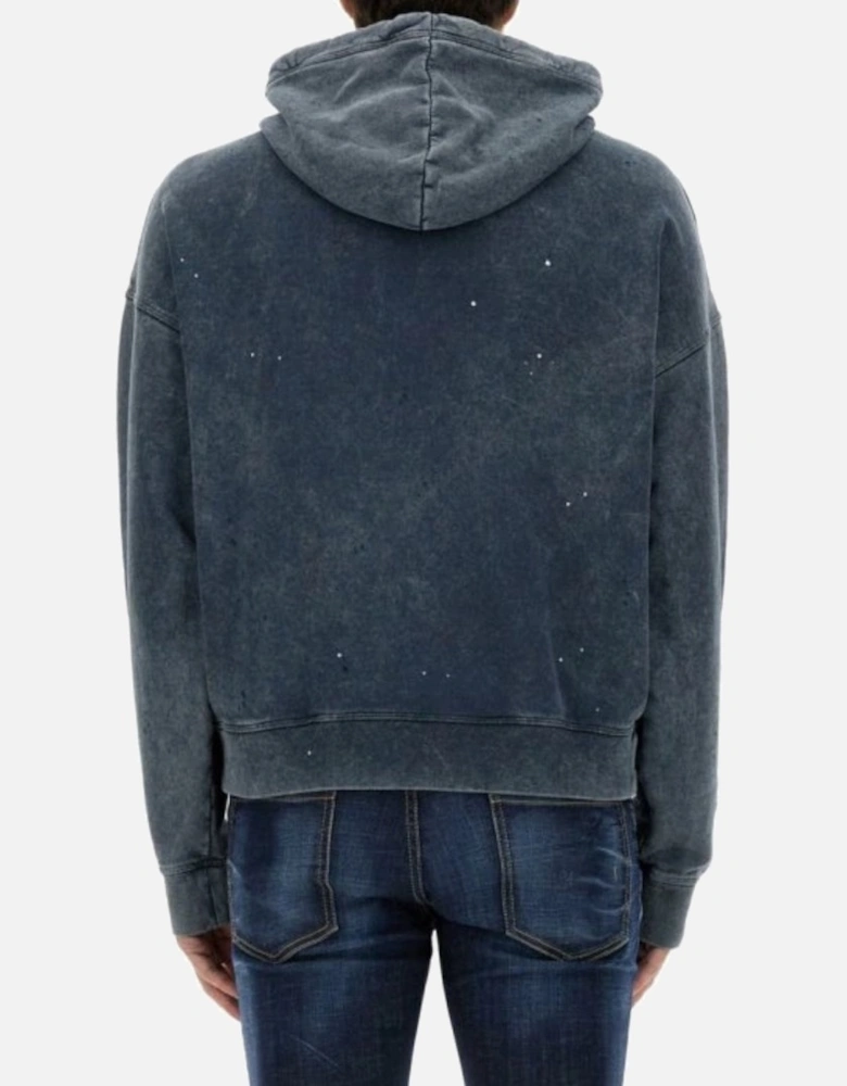 Bros EST 1964 Logo Distressed Cypro Navy Blue Hoodie