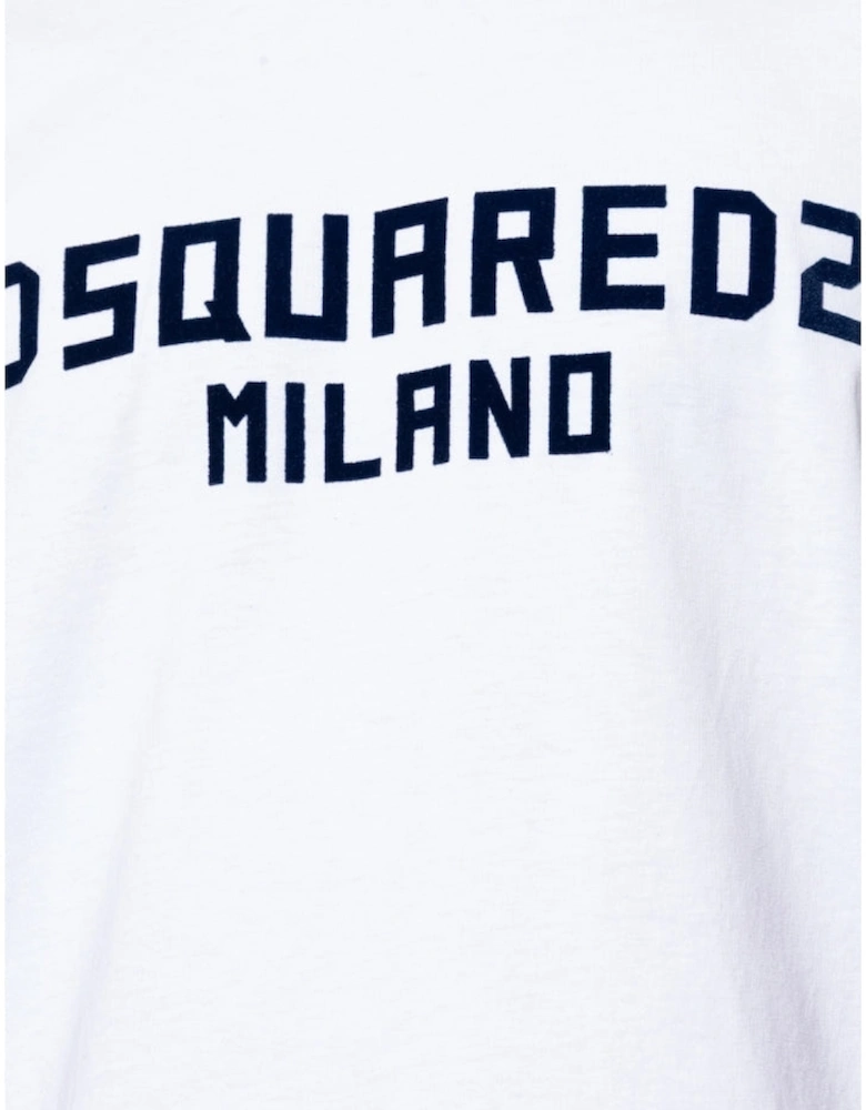 Milano Logo Cool Fit White T-Shirt