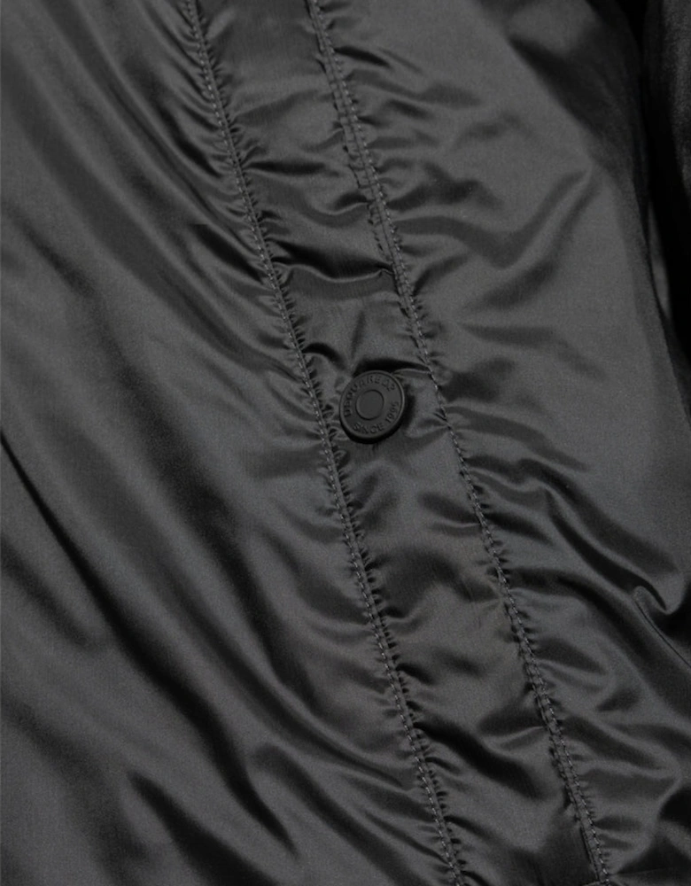 Plain Black Puffer Jacket