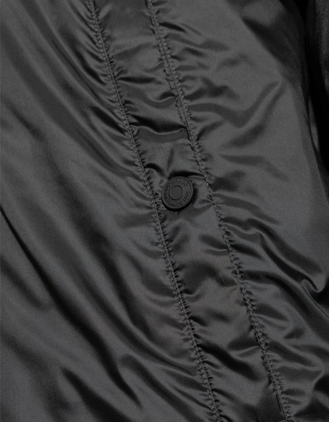 Plain Black Puffer Jacket