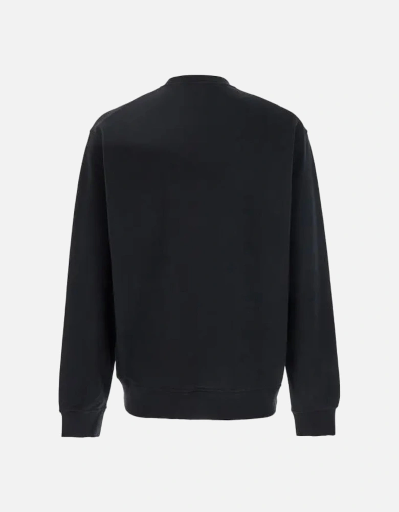 Small Milano Logo Cool Fit Black Sweatshirt