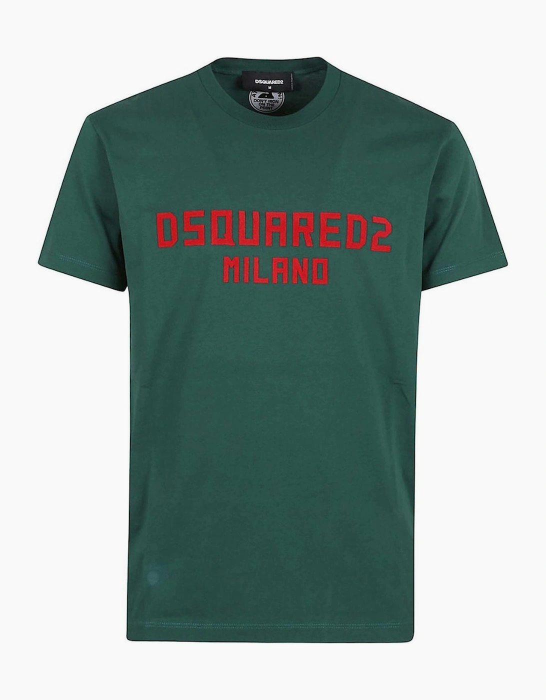 Dsquared2 Men's Green Milano Logo Cool Fit T-Shirt  44 Xxl